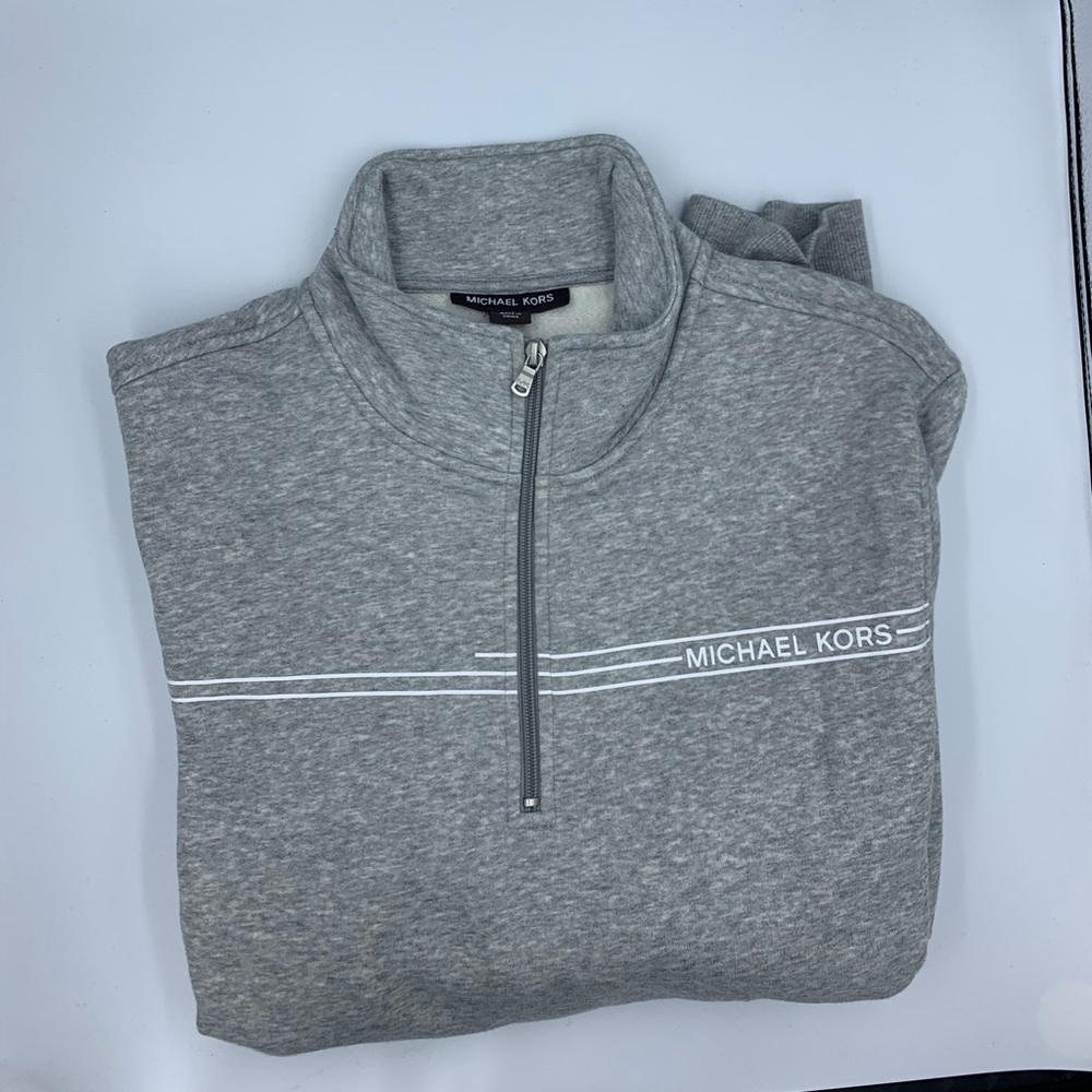 Men’s Michael Kors quarter zip sweater